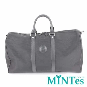 Auth Hunting World Mercedes Benz Collaboration Boston Bag MB1-7405 Black Nylon T - Picture 1 of 6