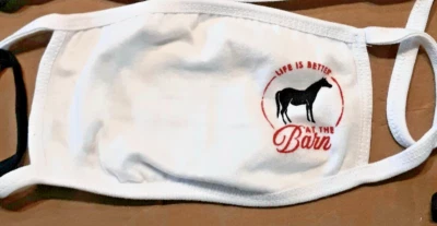 Life Is Better At The Barn Adult Face Mask - Image 1 of 4