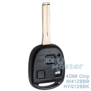 for Lexus LS430 SC430 2001-2010 Keyless Remote Key Fob HYQ12BBK NI412BBB -4D68 - Picture 1 of 4