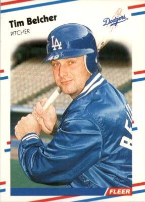 1988 Fleer MLB Tim Belcher #509 - Image 1 of 2