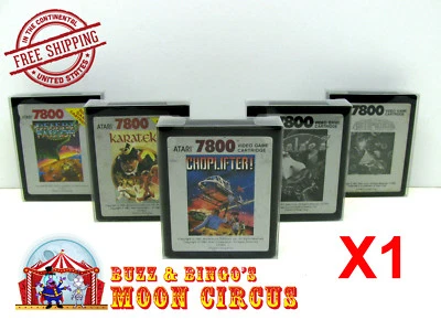1x FUNDA CAJA PROTECTORA DE PLÁSTICO TRANSPARENTE PARA CARTUCHOS DE JUEGO ATARI 7800 Foto 1 de 4