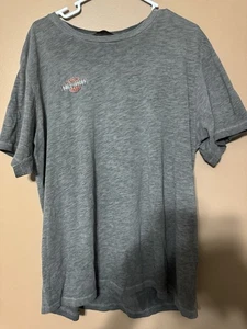 Camiseta de motociclista Harley Davidson Y2K bordada vintage talla 2XL negra descolorida - Imagen 1 de 4