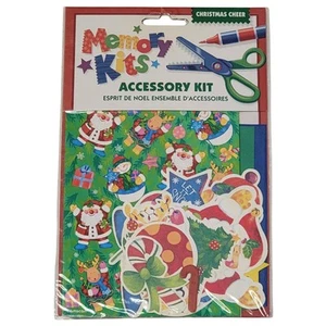 Memory Kits Christmas Cheer Die Cuts Embellishments Holiday Santa Scrapbooking - Imagen 1 de 3