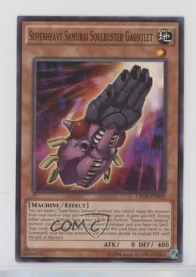 Superheavy Samurai Soulbuster Gauntlet Unlimited YuGiOh Crossed Souls Base Set - Image 1 of 2