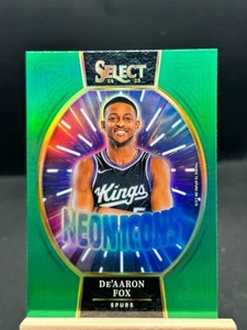 2024-25 Select Basketball - De'Aaron Fox - Green Prizm Neon Icons - 22 - Bild 1 von 2