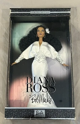 Muñeca Barbie Diana Ross de Bob Mackie Edición Coleccionista (plástico en caja dañada) Foto 1 de 4