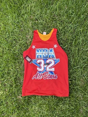 Camiseta deportiva reversible Mitchell & Ness Magic Johnson 1991 All Star Swingman talla S Foto 1 de 4