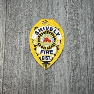 Shively Fire Department Vintage Embroidered Patch 2.25"X3.25" New - Picture 1 of 2