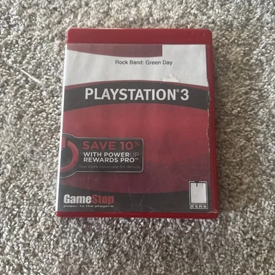Green Day Rock Band Sony PlayStation 3 PS3 No Manual - Image 1 of 3