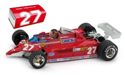 Brumm Ferrari 126C2 Aeroporto Istrana Brazil 1982 - Gilles Villeneuve 1/43 Scale - Image 1 of 4
