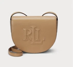 Ralph Light Tan Leather Saddle Long Strap Bag - Picture 1 of 7