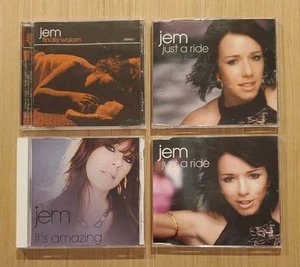 Jem 4 CD Lot Just A Ride (Single & Remix), It's Amazing, Finally Woken - Picture 1 of 3