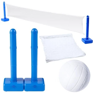 Juego de piscina de voleibol cruzado deportes acuáticos central de natación - soportes de red ponderados - Imagen 1 de 2
