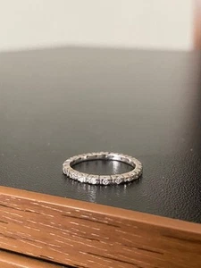 Weißgold Ring groß 31x Diamant Pave gefasst 585 Gold Neu wertig - Bild 1 von 1