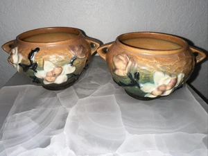 ROSEVILLE  #665-3 Pink Iris Double Handled Vase 665-3 SEE PICTURES - Picture 1 of 5