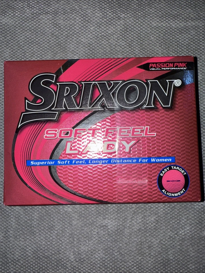 Srixon 2021 Soft Feel Lady Golf Ball Passion Pink-dozen 10299506