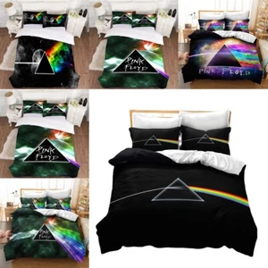 Pink floyd 3d Duvet Cover Set Quilt Cover Bedding Set With Pillowcases Xmas Gift - Picture 1 of 18