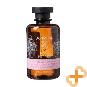 APIVITA Rose Pepper Shower Gel With Essential Oils 250 ml Moisturizing - Picture 1 of 24