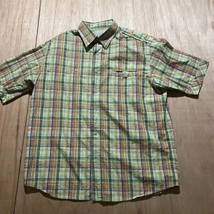 Camisa Rocawear Para Hombre A Cuadros Colores Brillantes Bolsillo Con Botones Informal Talla Grande - Imagen 1 de 8