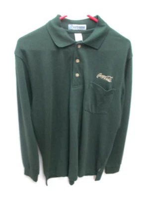 Coca-Cola Dark Green Long Sleeve Golf Shirt  - Image 1 of 4