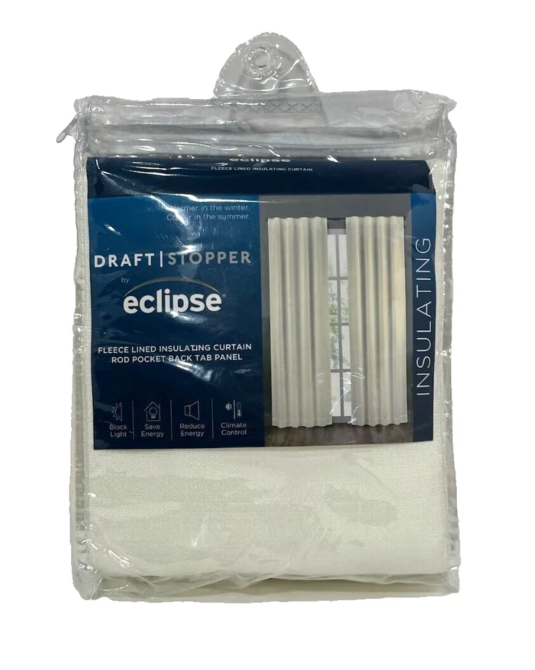 Eclipse Room Darkening Curtains Summit Solid 40" x 63" Thermal Single Panel - Image 1 of 4