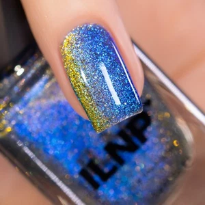 ILNP Alice - Blue to Gold Magnetic Shimmer Nail Polish - Picture 1 of 6
