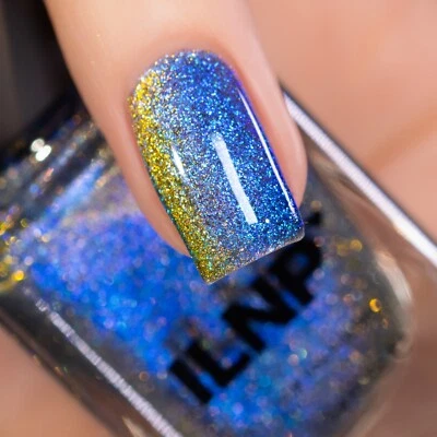 ILNP Alice - Blue to Gold Magnetic Shimmer Nail Polish - Image 1 of 4