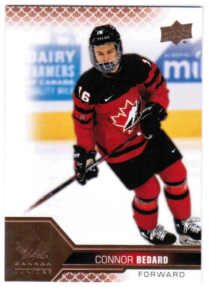 2022 UPPER DECK TEAM CANADA JUNIORS/WOMEN BASE ROSE GOLD CARDS 1-100 U-Pick List - Image 1 of 1