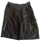 Bergrisar Men's Athletic Cycling Moutain Shorts Black Size Xl 32?W