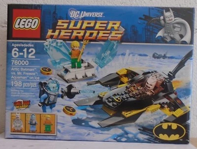 LEGO 76000 DC Superhéroes Arctic Batman Mr. Freeze Aquaman On Ice Blade SELLADO Foto 1 de 2