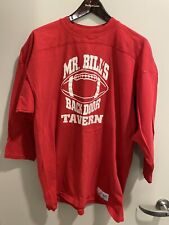 Vintage Raglan Football Jersey Shirt Mr Bill’s Back Door Tavern Size 2XL