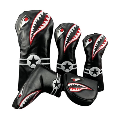 Quality Golf Club Head Covers Woods Iron Putter Protectors Double Layer Line - Image 1 of 4