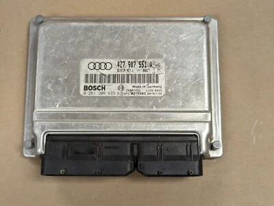 2002-2004 AUDI A6 QUATTRO 2.7L ECU ECM Engine Control Module 4Z7907551A - Image 1 of 4
