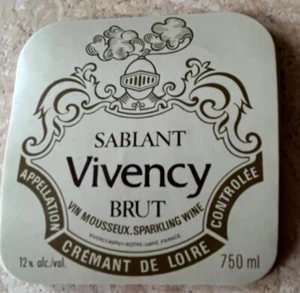 LOT98 -18 ETIQUETTES  / CREMANT DE LOIRE /VIVENCY /FRANCE /LABELS  ALCOOL OLD - Picture 1 of 2