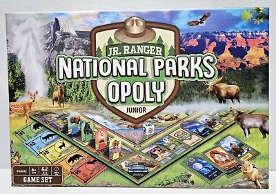 JR Ranger National Parks Opoly Junior Boardgame (2020) New Open Box  - Image 1 of 3