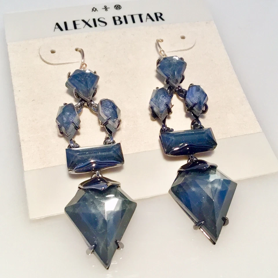 Brincos de cristal ALEXIS BITTAR novos com etiquetas - Imagem 1 de 4