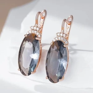 Pendientes de oro 585 para mujer relleno de oro auténtico Huggie criollos joyería caja de regalo NUEVO - Imagen 1 de 4