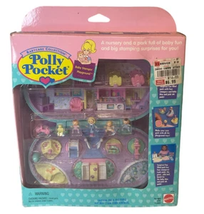 STILL SEALED MATTEL POLLY POCKET BABY STAMPIN PLAYGROUND PLAYSET 1995 NRFB - Picture 1 of 11