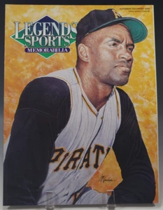 ROBERTO CLEMENTE COVER LEGENDS SPORTS MEMORABILIA MAGAZIN MIT KARTEN NOV/DEZ 1994 - Bild 1 von 4