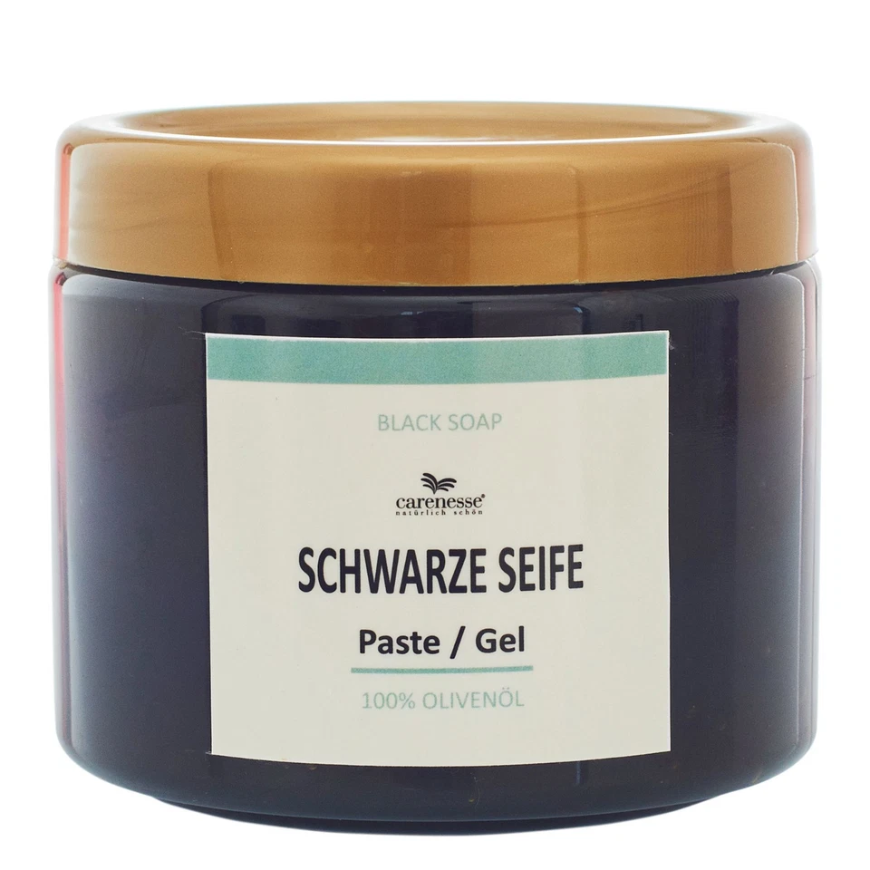 Schwarze Oliven-Seife Savon Noir 400 ml 100% reines Olivenöl vegan & natürlich - Bild 1 von 4