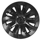 (Glossy Black) Car Wheel Cover 4PCS 19in Wheel Hub Cap Cool Sporty