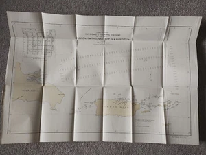 Map of Johnson-Smithsonian Deep Sea Expedition - 1933 - Picture 1 of 1