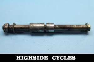 1255 10 HARLEY-DAVIDSON SOFTAIL REAR WHEEL RIM AXLE W CLIP 41641-08 - Picture 1 of 8