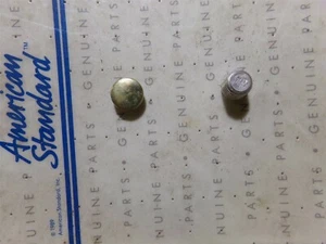NEW American Standard 030216-0990A Polished Brass Button and Screw Set - Picture 1 of 3