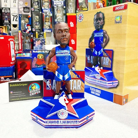 KAWHI LEONARD Los Angeles Clippers 2021 All-Star Game NBA Limited Ed Bobblehead Cover