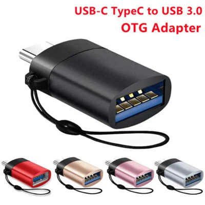 USB 3.1 Type C Male to USB 3.0 A Female USB-C OTG Adapter Converter✿ . - Image 1 of 4