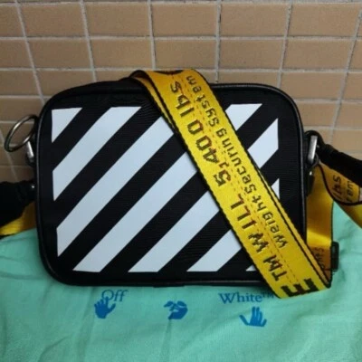 OFF WHITE OW Bolso de Cintura Diagonal Bolso Cruzado Bolso de Viajero Bolso de Pecho ✅ Foto 1 de 4