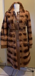 Philosophy di ALBERTA FERRETTI Echt Fell und Echt Leder Mantel Gr. DE 36 - Bild 1 von 18