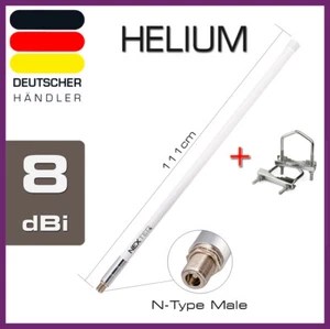 Antena z włókna szklanego 8dBi HEL + kabel RSC-240 EU-868MHz do górników HNT i CRANKK - Zdjęcie 1 z 1