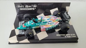 PMA MINICHAMPS 1:43 T. FABI BENETTON BMW B186 1986 " SISLEY " " RIELLO " - Bild 1 von 3